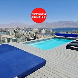 3 Bdr Penthouse With Red Sea View- By Amdar אילת