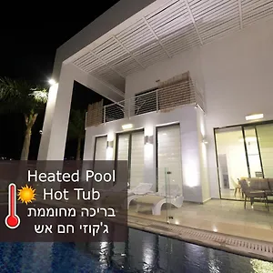 New 430m Luxury Class 8-bdr Exclusive Heated Pool Jucuzzi Sauna רק למשפחות !!! אילת